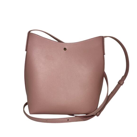 Samara Medium Crossbody Shoulder Bag in Peony | Cruelty Free | Vegan Leather - Picture 3 of 9